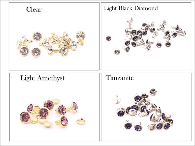 Wholesale 6mm Crystal Rhinestone Rivets Low Prices Large Selection Premium Quality P image 5