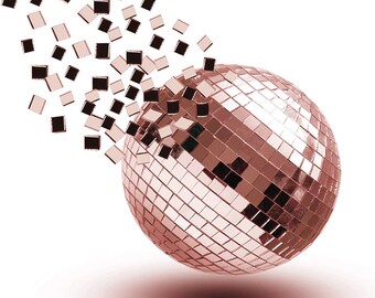 Mosaic Mirror Tiles - Self Adhesive Silver Gold Rose Mirror Tiles for DIY Disco Balls, Crafts, Home and Locker Decor -2