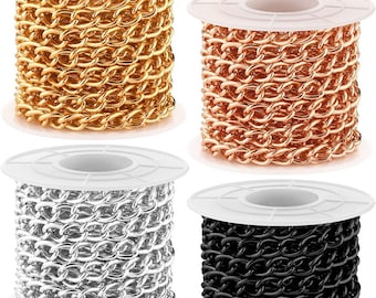 Jewelry chain - curb chain - 10ft Roll of Aluminum Chain -P