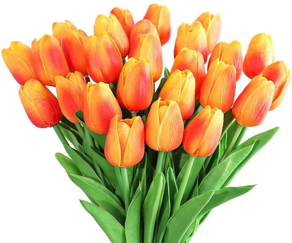 Tulip Flowers Tulips Real Touch Tulips Artificial - Etsy