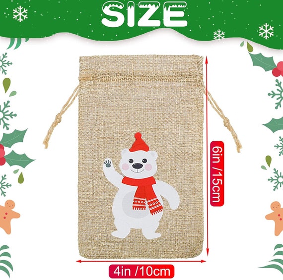 Christmas Presents Gifts 10 Ct Treat Sandwich Zip Party Bags