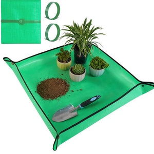 Garden Potting Mat-Crafting Mat-Waterproof Potting Tray-Portable Gardening Mat image 6