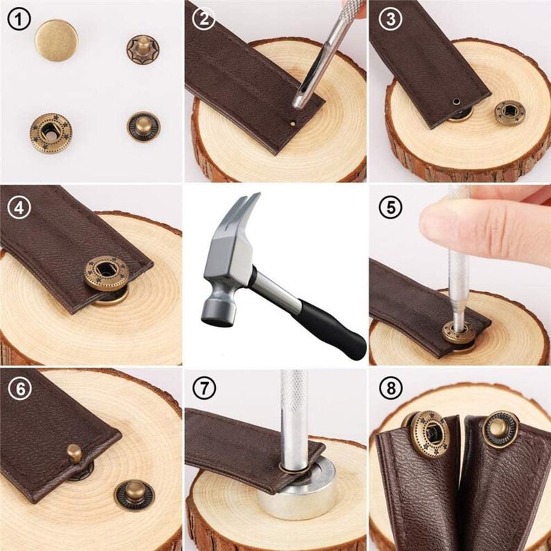 Spring Snap Kit 80 and 120 snap kits with tools and carry Etsy