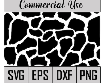 Giraffe Print Svg - Seamless Spot Stone Giraffe Print pattern svg - SVG eps DXF Patterns for printing, vinyl, and engraving