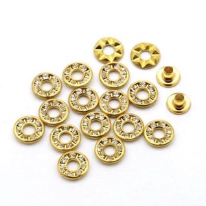 6mm 1/4 Crystal Eyelets Crystal Grommets P image 6