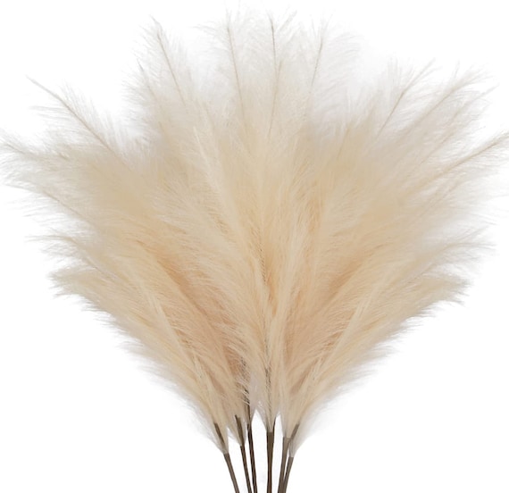 Faux Ostrich Feather Stems Pink Fake Ostrich Feathers Faux -  Finland