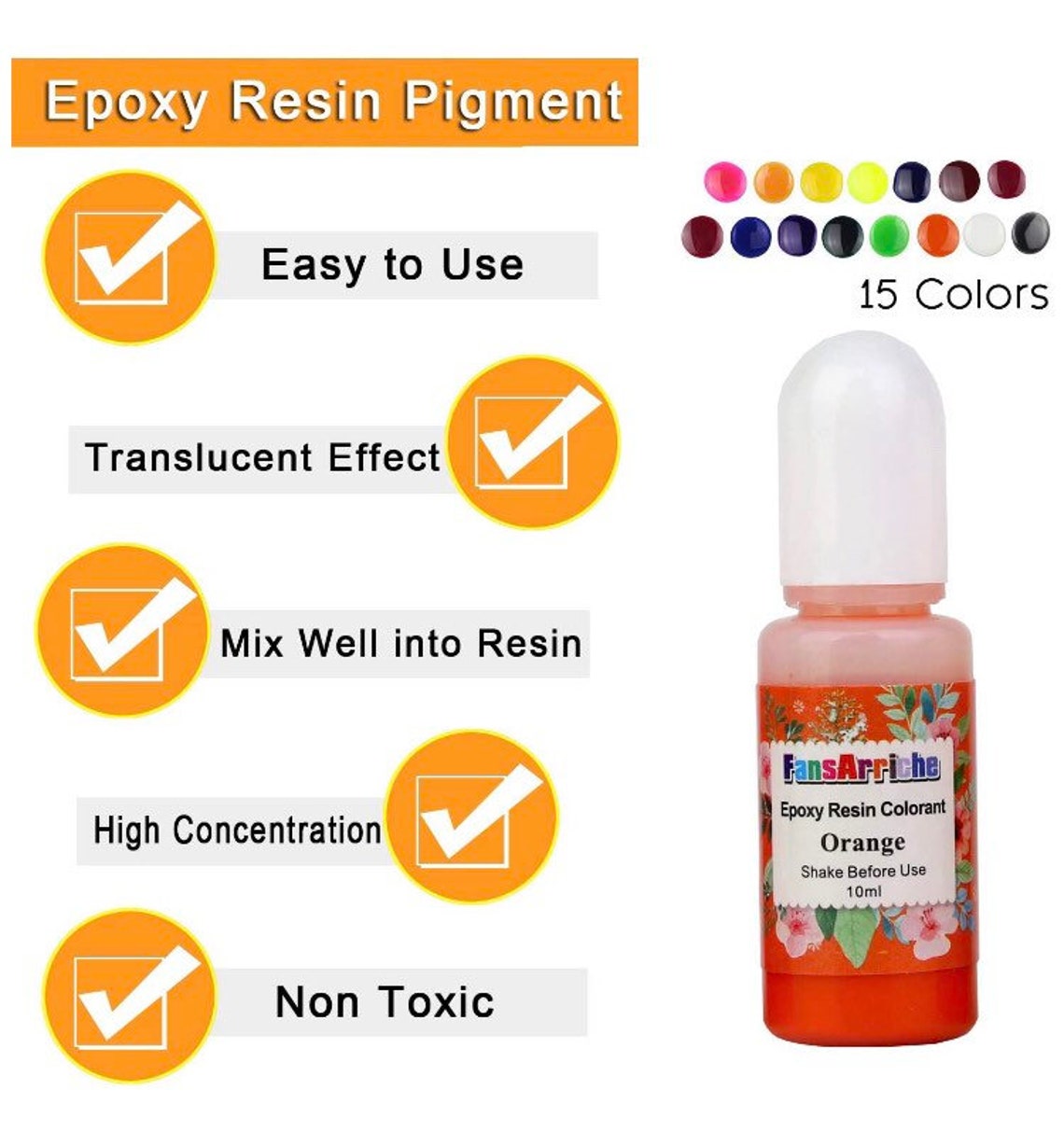 Translucent Dye Resin Dye - Translucent Dye for Epoxy Resin -P - Etsy