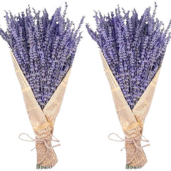 Dried Lavender Bundle - Purple Flower bouquet - Wedding Decor - Naturally dried flowers - Home Fragrance - Naturally Scented -P