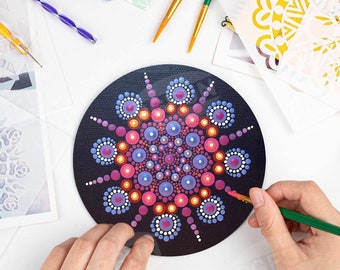 DIY Mandala art kit, personalized do it yourself painting kit for kids –  My-Whys