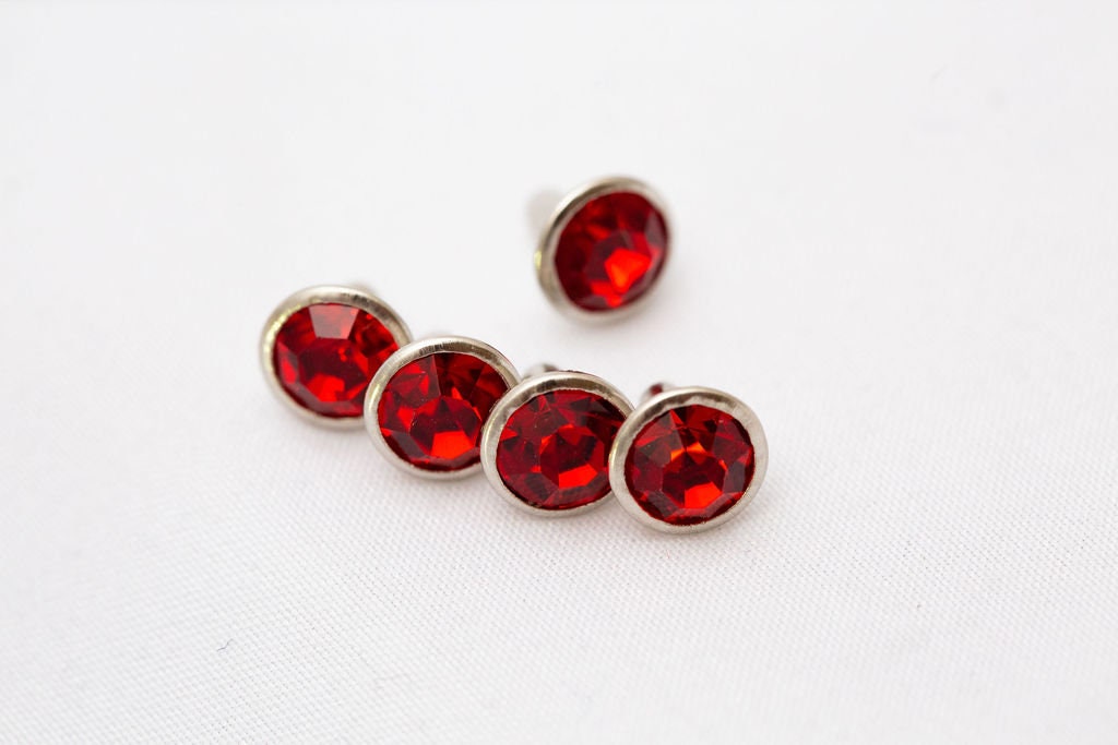 Gem Rivet Rhinestone Rivets - 8mm Crystal Rivets - Siam Gem Rivets for Leather ...