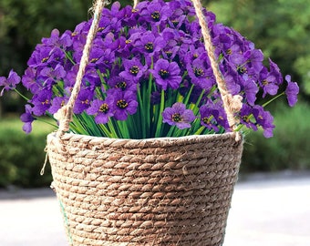 Petunias - Artificial Petunia Stems - UV Resistant Outdoor Spring Flowers - Patio Decor - Floral Stems -1