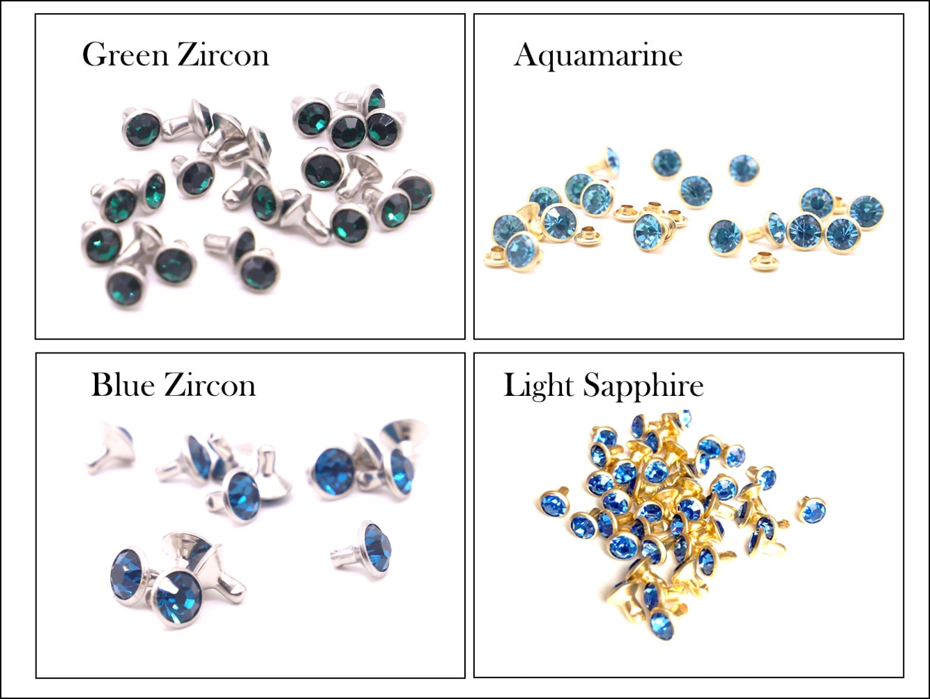 Glass Rhinestone Rivets - Low Prices - Large Selection - Premium ...