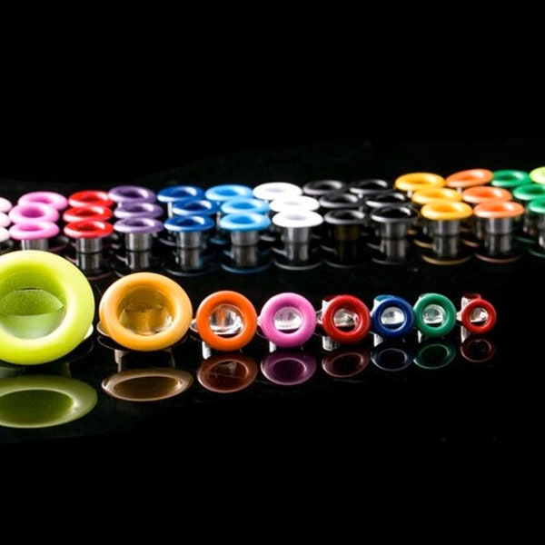 2mm 3mm 4mm 5mm 6mm 10mm Colored Grommets / Eyelets -7