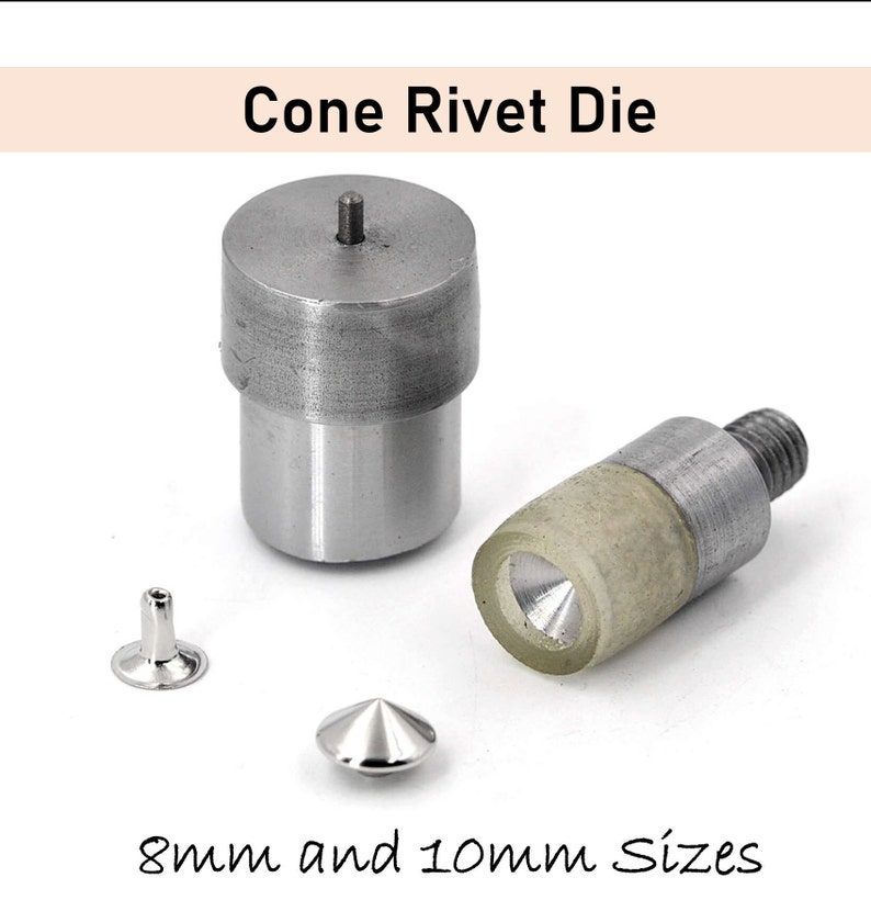 Cone Rivet/spike Die for Hand Press -6.5mm, 10mm Cone Rivet Dies for ...