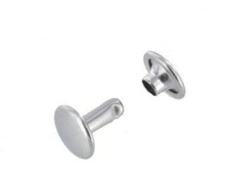 Stainless Steel Hypoallergenic Silver Rivets for Leather 50ct 6mm and 8mm  Nickel-free Double Cap Rivet Studs Fast Shipping From USA 3 