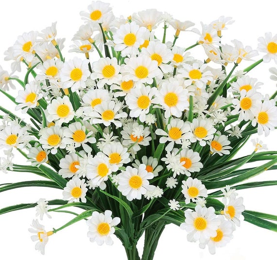 Daisy Flowers - Gerbera Daisy Artificial Flowers - Spring Flowers - Fake Flowers - Floral Stems - Artificial Daisies -P