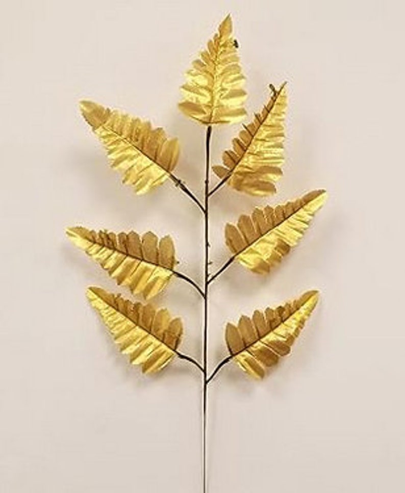 Fern Artificial Silk Leaves 16 Great for Wreaths Flower Arrangements Home Decor image 6