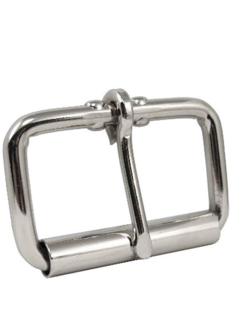 Metal Roller buckles 1/2 5/8 3/4 1 1-1/4 and 2 Metal Buckles for dog collars, straps, belts, and hardware needs P image 2