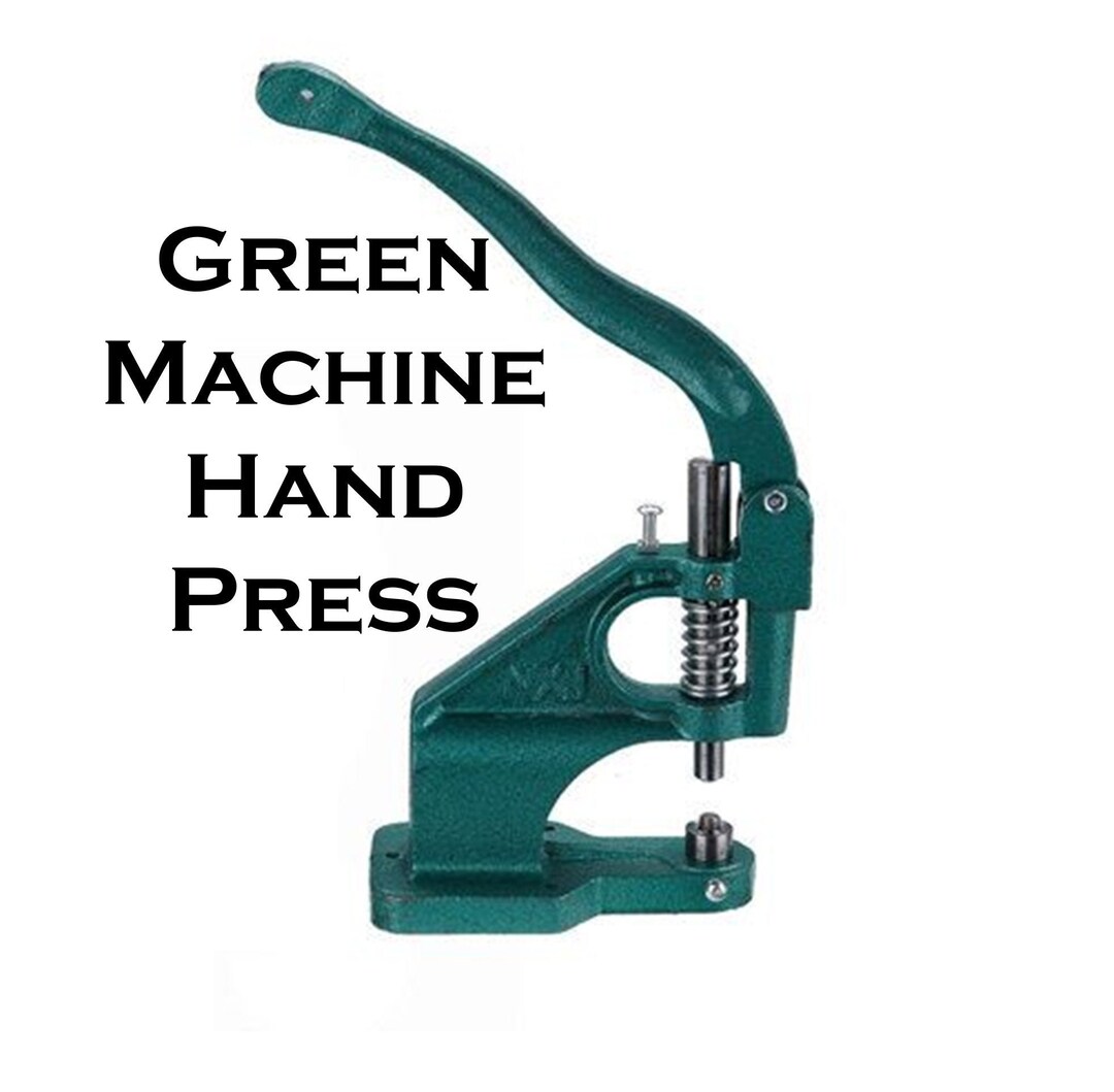  Manual Hand Press Machine for Leather Rivet, Snap Button,  Eyelet, Grommet, Fabric Covered Button, Hole Punch - No Dies Included :  Arts, Crafts & Sewing