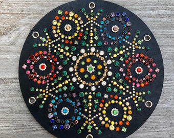 DIY Mandala Dot Diamond Art - Leren kits voor wanddecoratie, oorbellen, armbanden en appliqués - geweldig kerstcadeau! -P