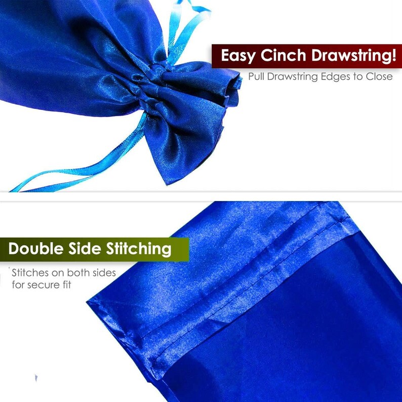 Drawstring Edge Cover Satin Drawstring Bags | Drawstring Product Bags | Wedding Favor Bags ...