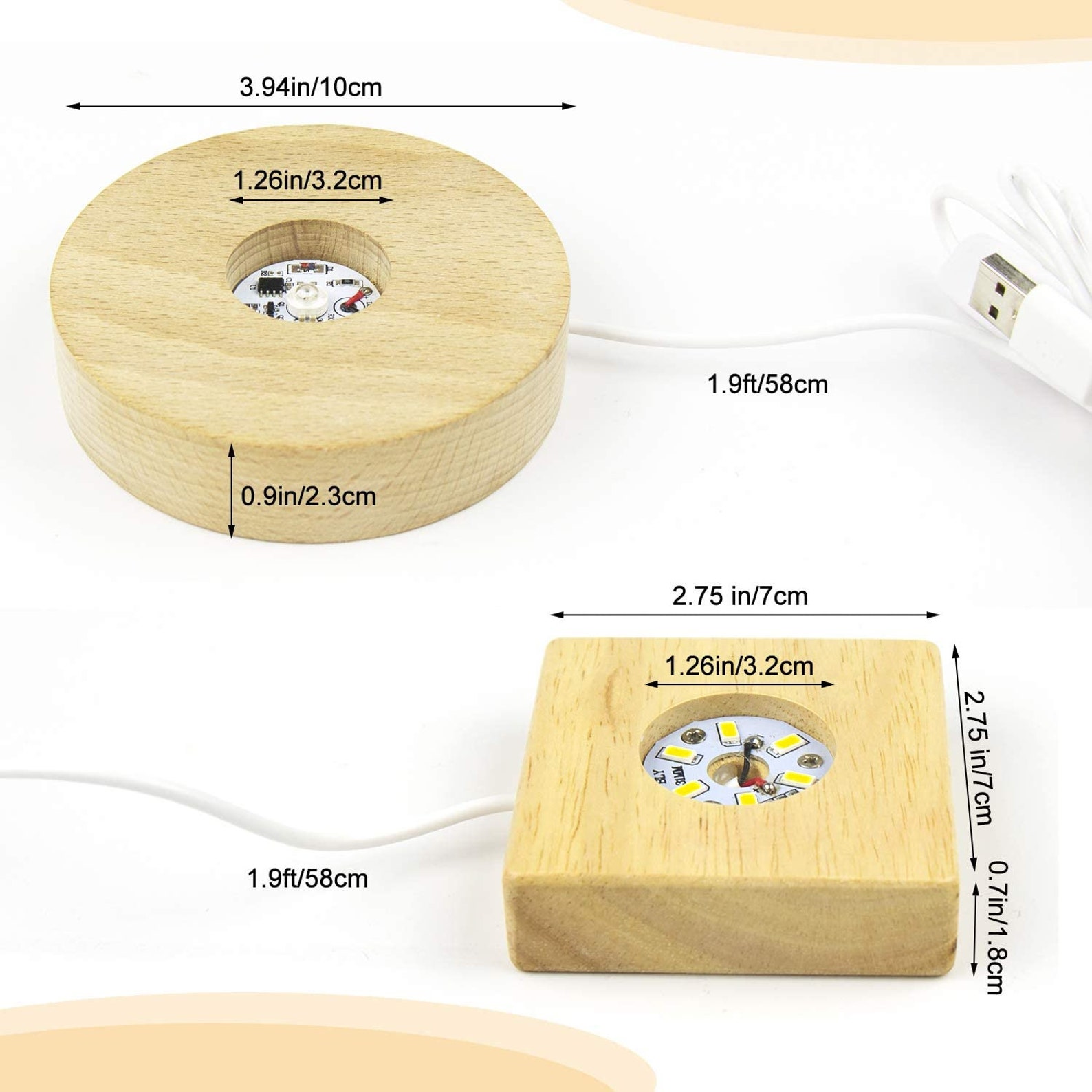 LED Light Base for Resin Etsy