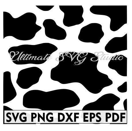Dalmatian Dog or Cow White With Black Spots Pattern All-over Print