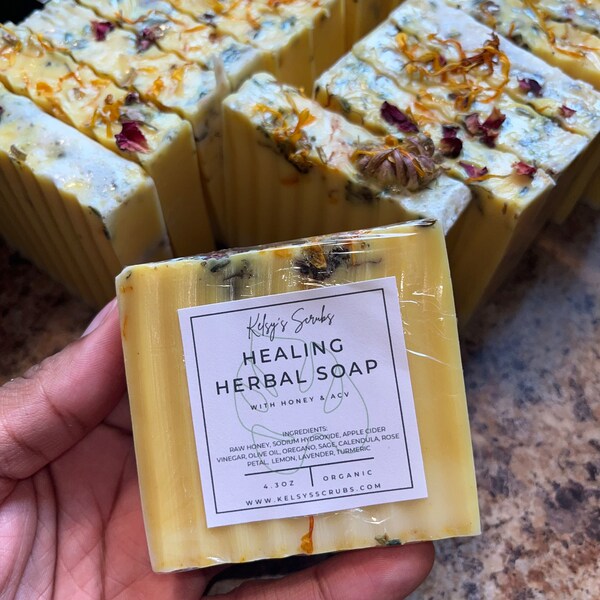 Herbal Soap Etsy