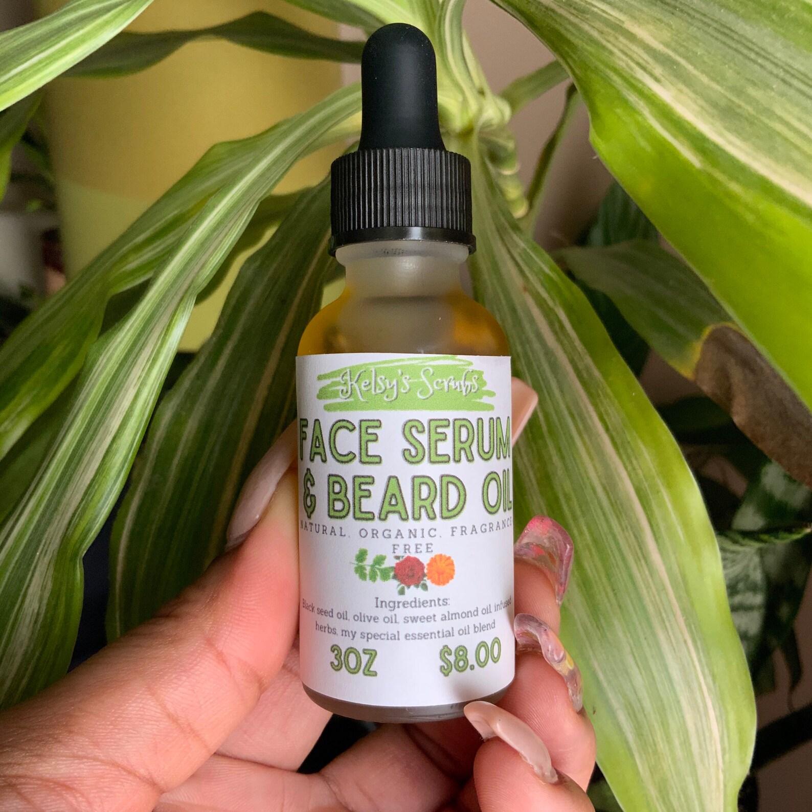 Face Serum & Beard Oil Etsy