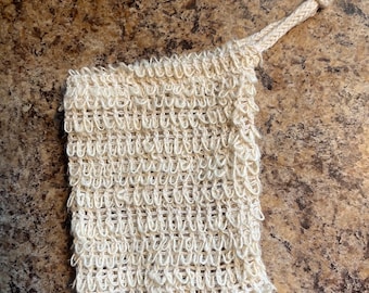 Loofah Sponge Draw String Exfoliating Soap Bags