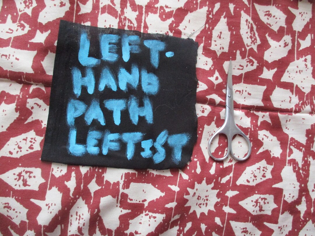 Left-hand Path Leftist Punk Patch - Etsy