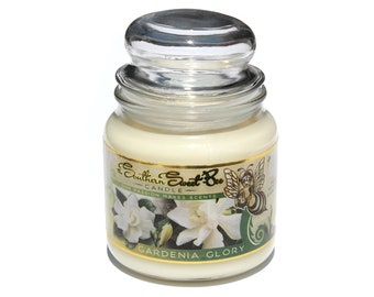Gardenia Glory Beeswax Candle