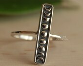 Moon Phase Ring, Moon Phase Jewelry, Moon Phase, Moon Ring, Sterling Silver Ring, Stacking Rings, Dainty Ring, Silver Moon Ring, Simple Ring