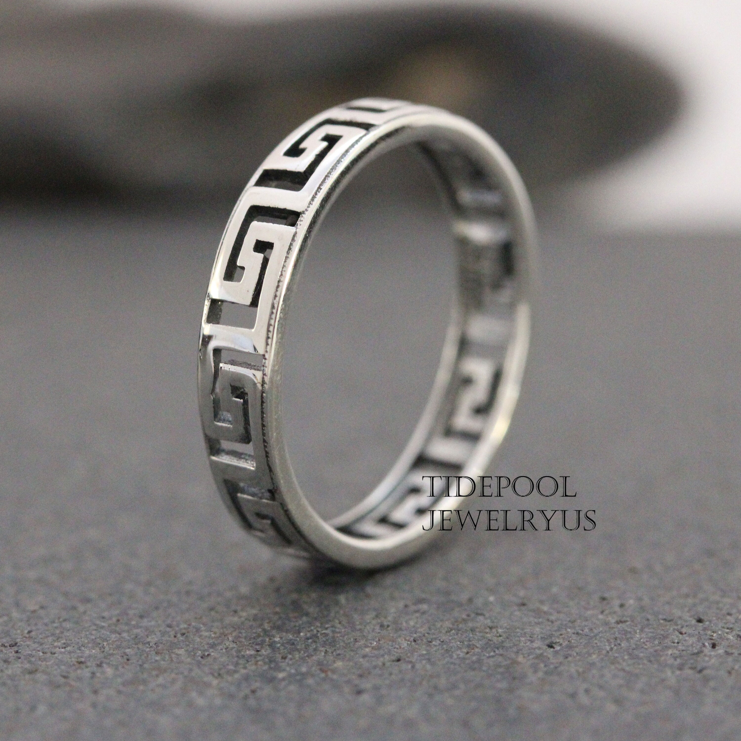 Greek shop silver rings