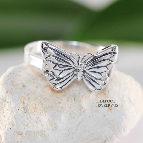 Butterfly Sterling Silver Etsy