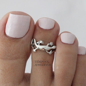 Wave Toe Ring, Sterling Silver Toe Rings, Midi Ring, Toe Rings for