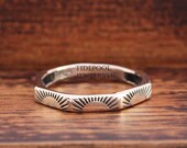 Sterling Silver Sun Thumb Ring, Stacking Rings, Dainty Ring, Silver Sun Ring