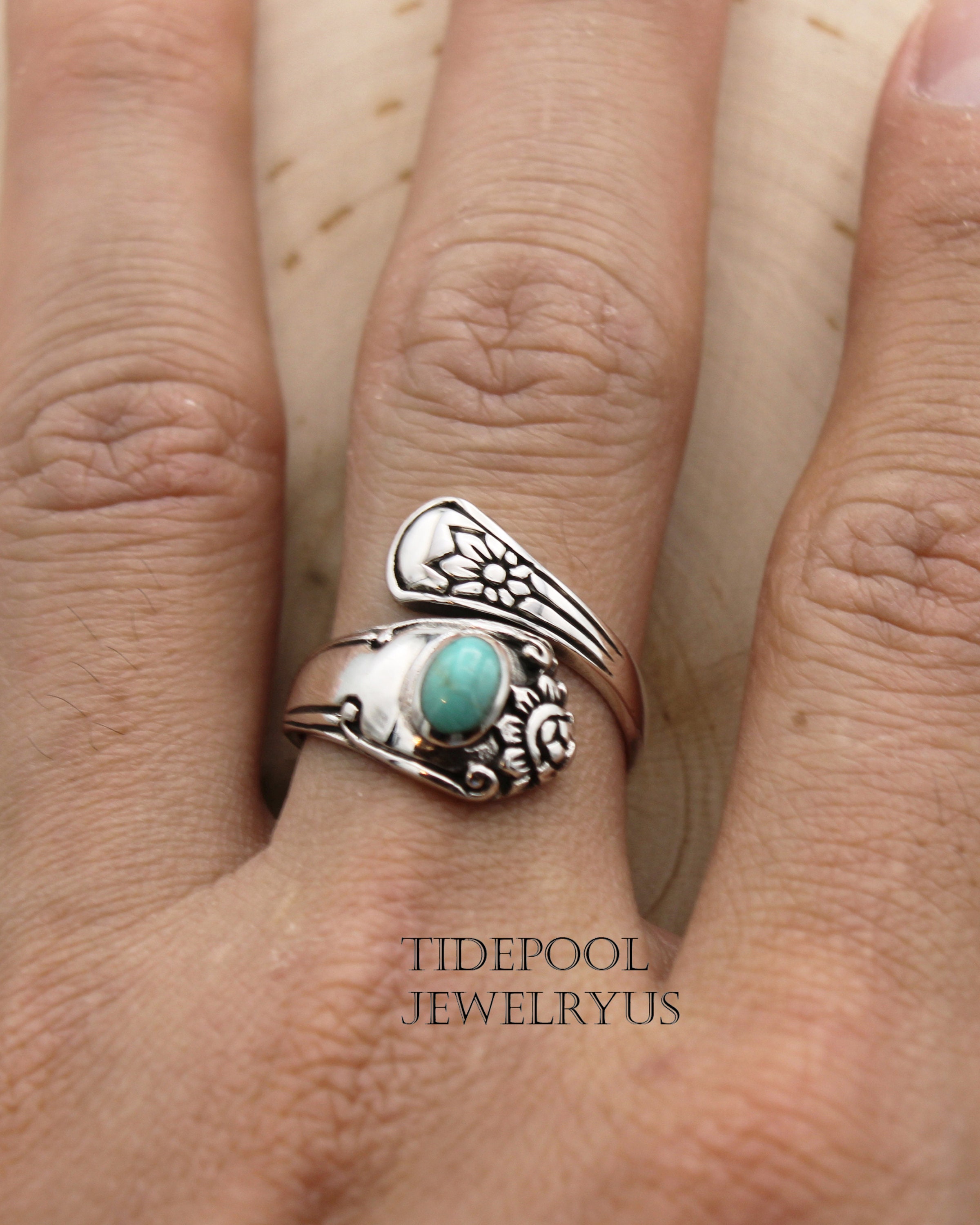 Silvar Carats Turquoise Ring 1 Pc Small Ring Handmade Ring Silver Plated Rings Boho Style Rings Hot Selling Product 