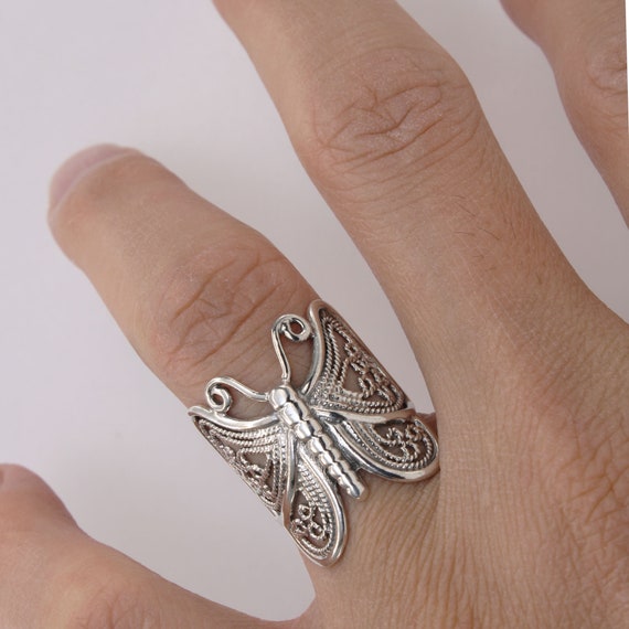 Etsy butterfly best sale ring