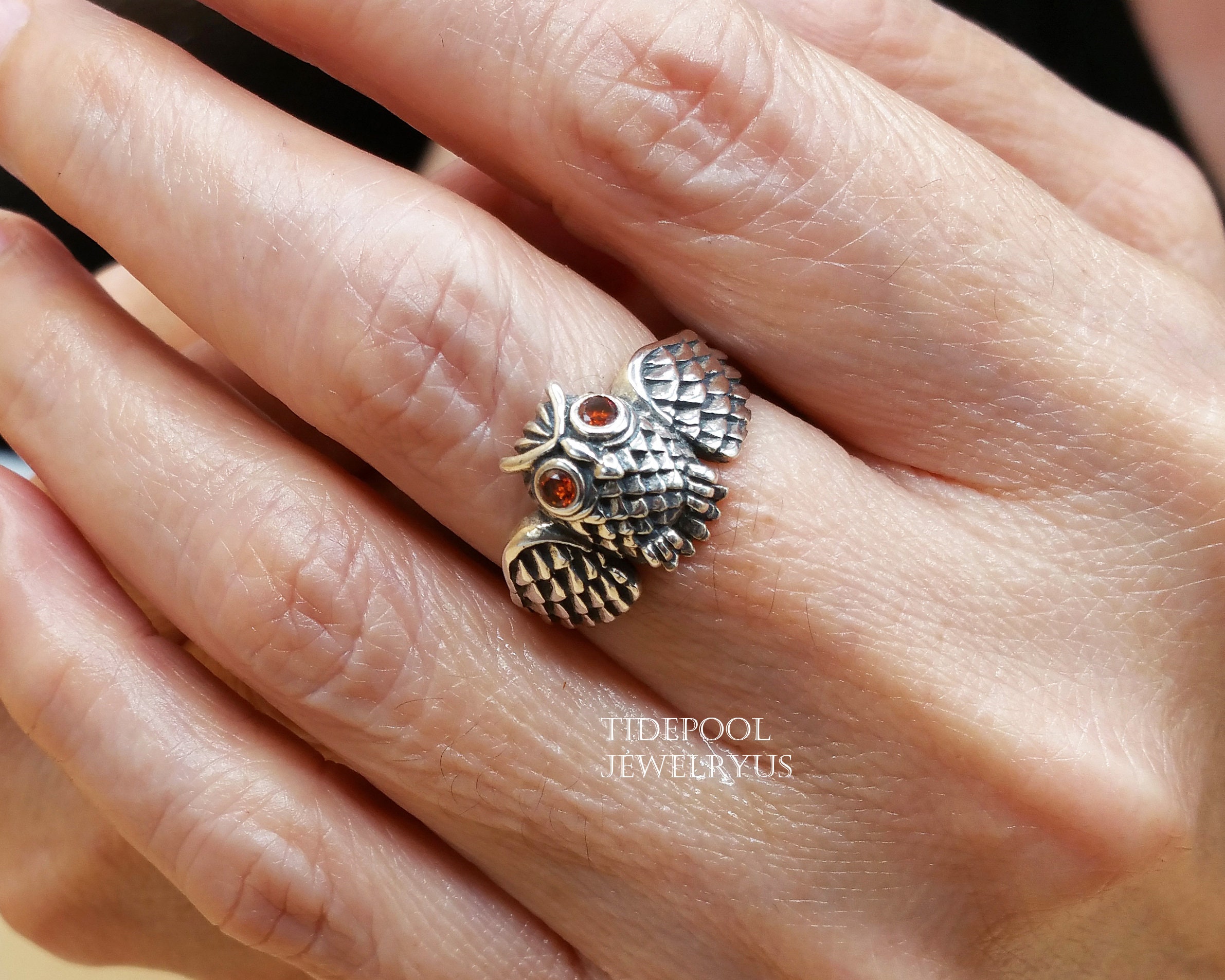 Vintage Owl Ring Sterling Silver Owl Ring 925 Silver Animal - Etsy Vintage Owl Ring Sterling Silver Owl Ring 925 Silver Animal - Etsy