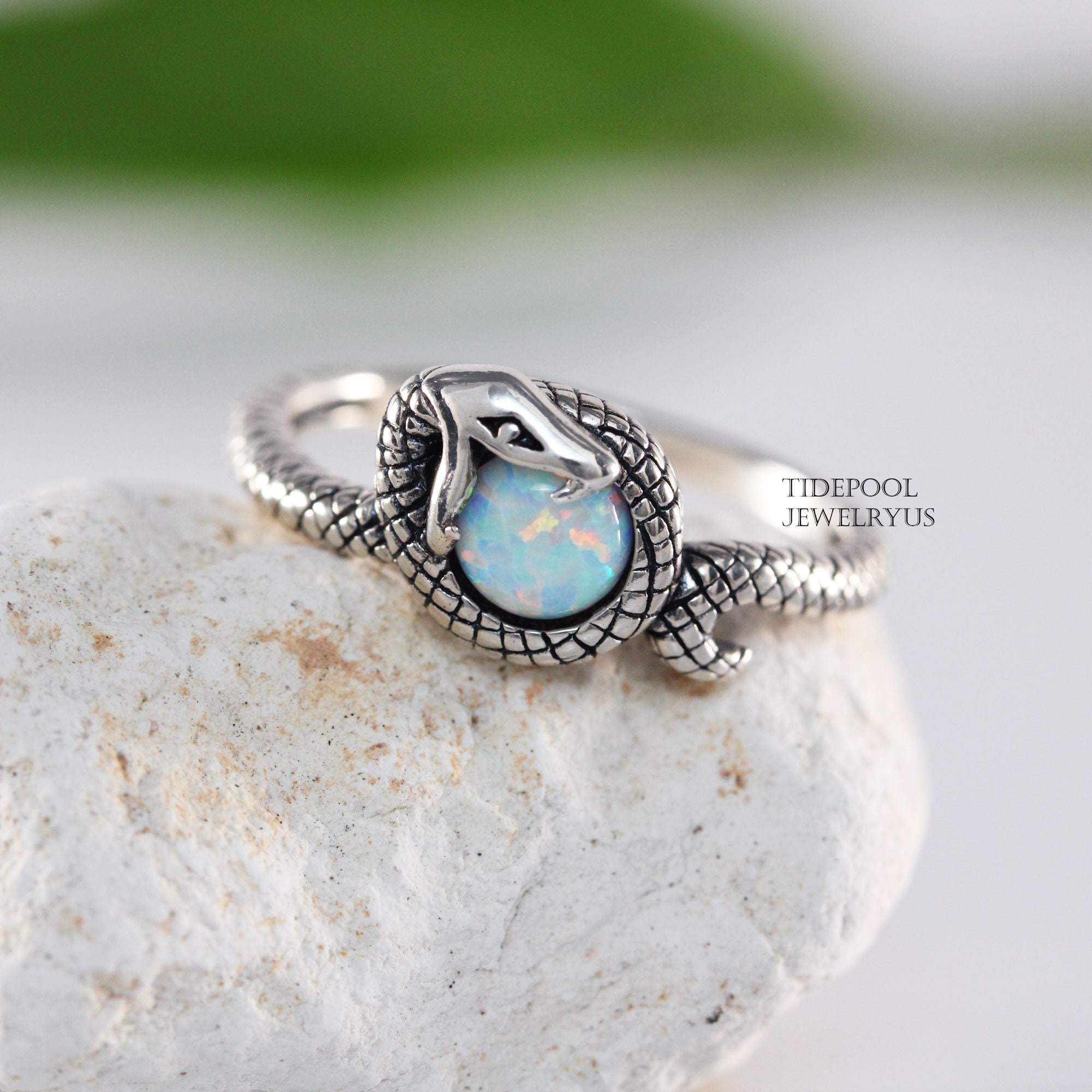 Mermaid shop opal ring