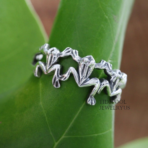 Frog ring etsy deals