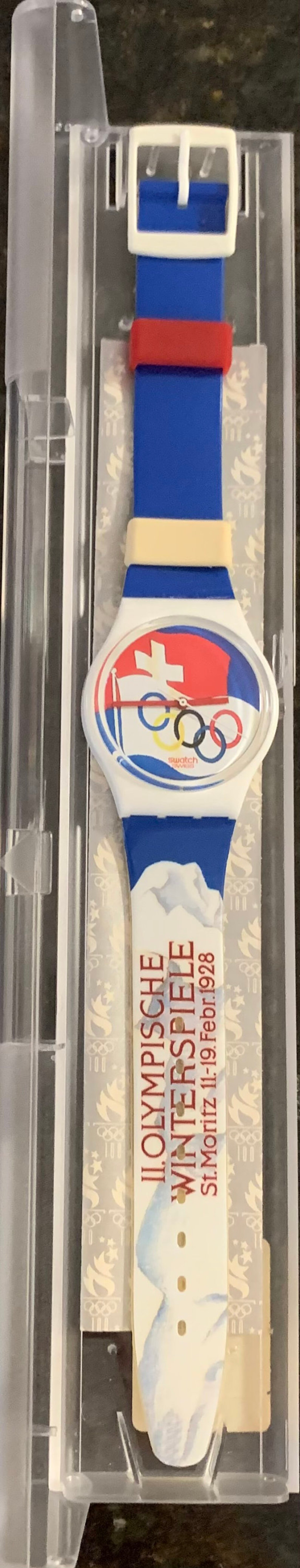 St. Moritz 1928 / Swatch horloge speciale Olympische ...
