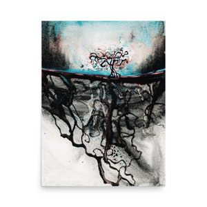 Strong Roots | Giclée Art Print | Watercolor Texture