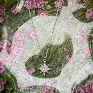 Silver Star Pendant Necklace