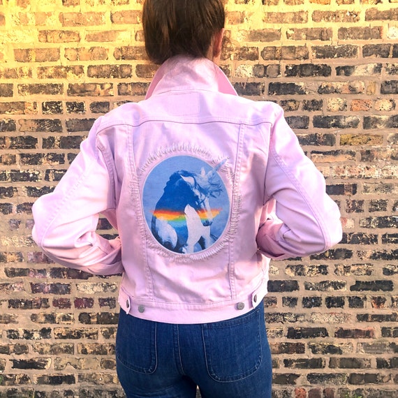 unicorn denim jacket