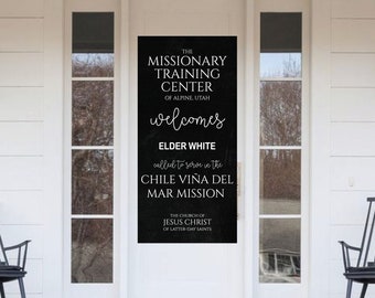 Welcome to the MTC Home Missionary Training Center Sign or Banner Digital File
