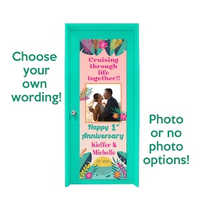 Cruise Door Decorations - Cruise Cabin Door Sign - Cruise Door Decor - Cruise Cabin Door Banner for Anniversary, Mother Daughter, or Besties