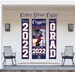 Graduation Banner 2022 With Pictures Class of 2022 High School or College University for Front Door or Porch Custom Colors 