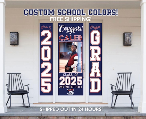 Custom 2025 Graduate Banner, Class Of 2025 Banners